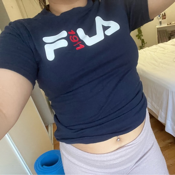 Fila Blue Shirt - Bleu T-Shirt Fila XSmall 13$ - Picture 1 of 2